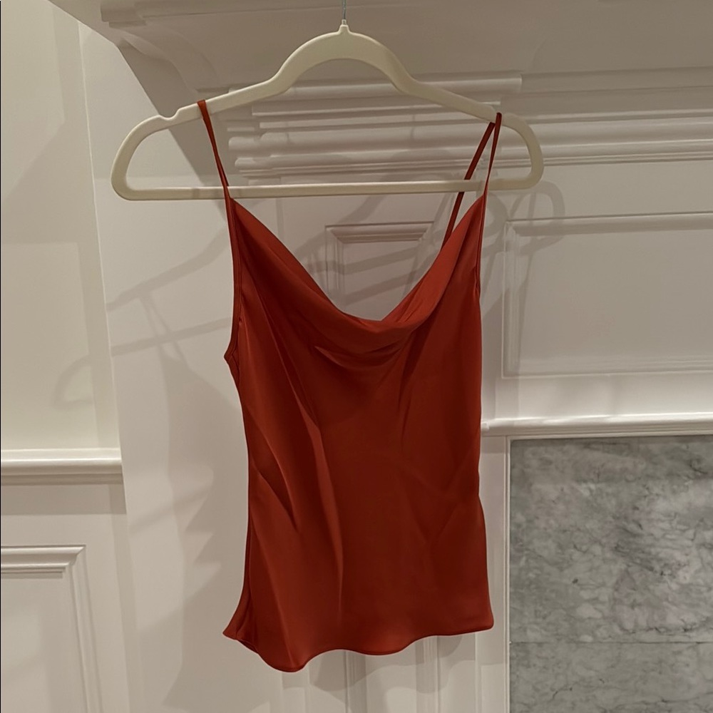 Ramy Brook NWT Rust Cowl Neck Camisole